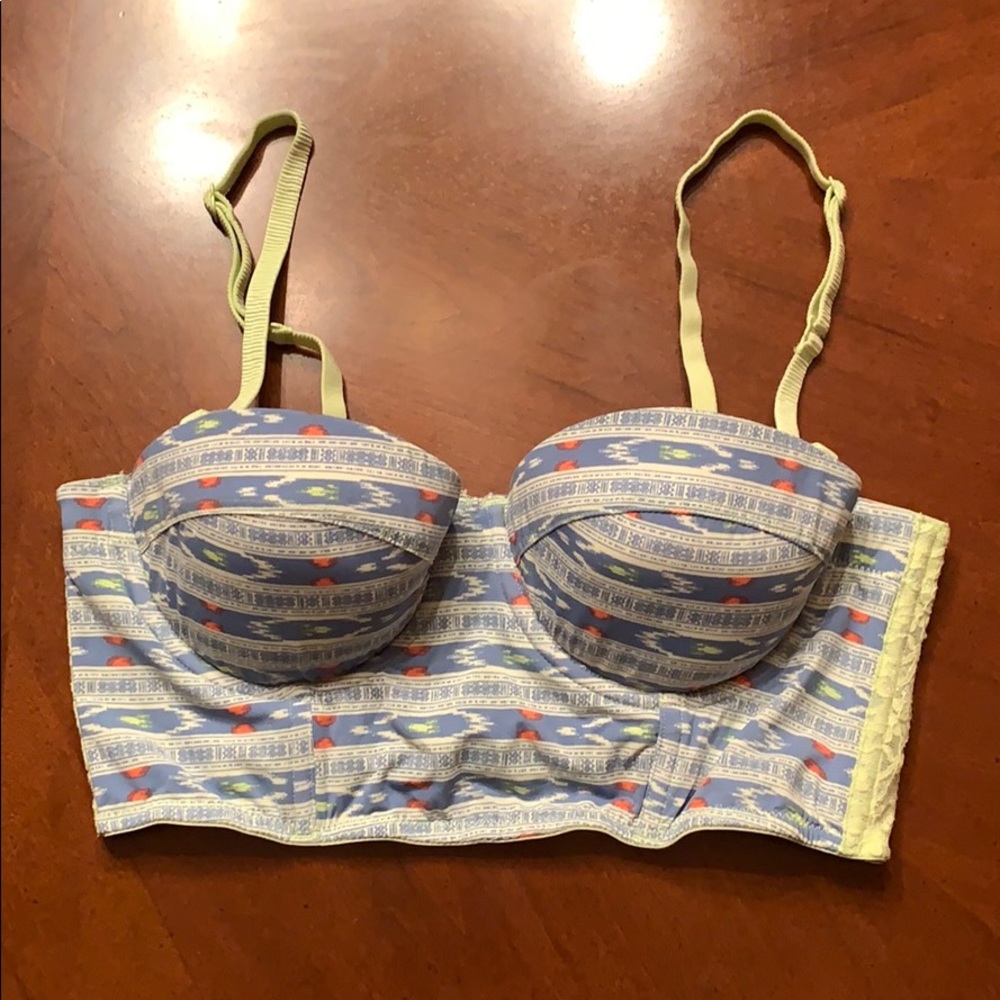 Aerie Multicolor Corset Bra 34B